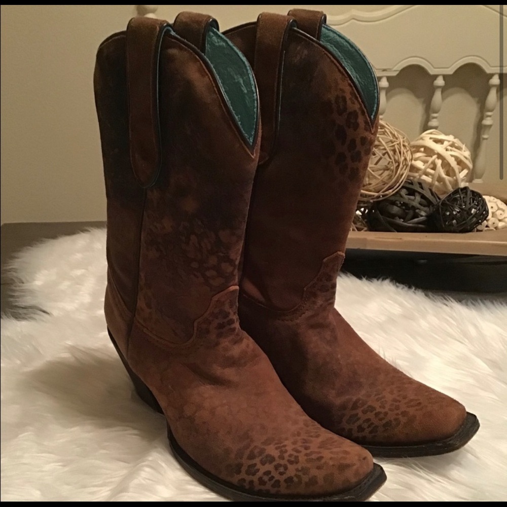 Leopard Corral Boots